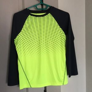 Xersion yellow and gray boy shirt size 10/12